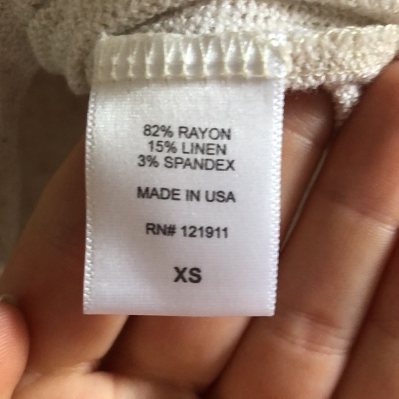 LNA Esperanza Lace-Up Pullover Sweater- Heather Colour - Picture 6 of 9